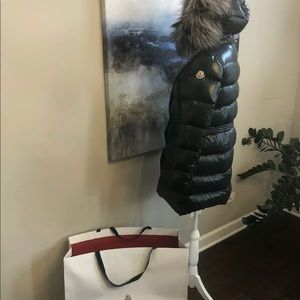 Moncler Women’s goose down jacket. Orig $2450.